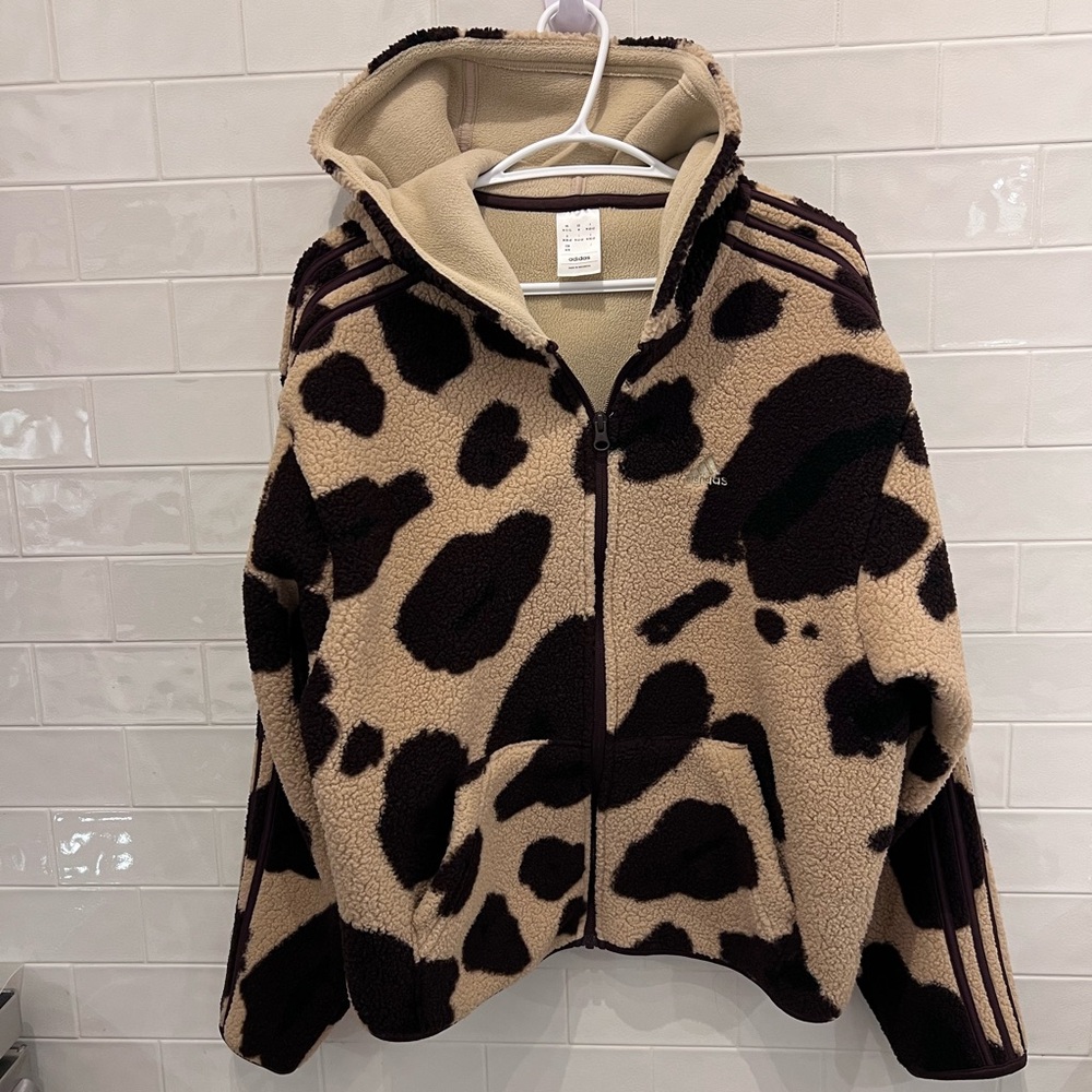 NWOT Adidas Fleece Zip-Up Hoodie